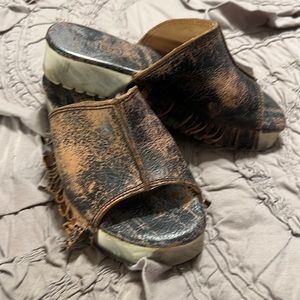 Bed Stu Sandals with fringe size 7
